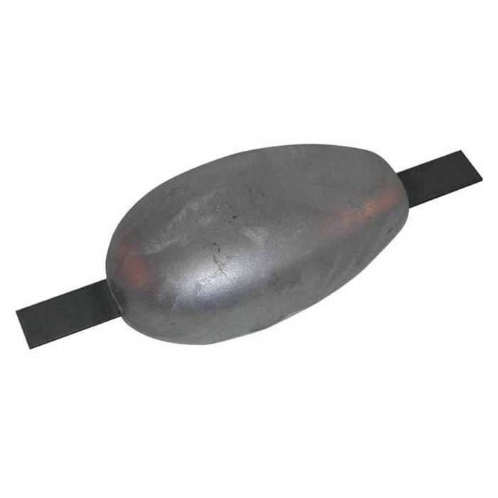 Super Marine 3.5kg Weld On Zinc Anode Silber von Super Marine