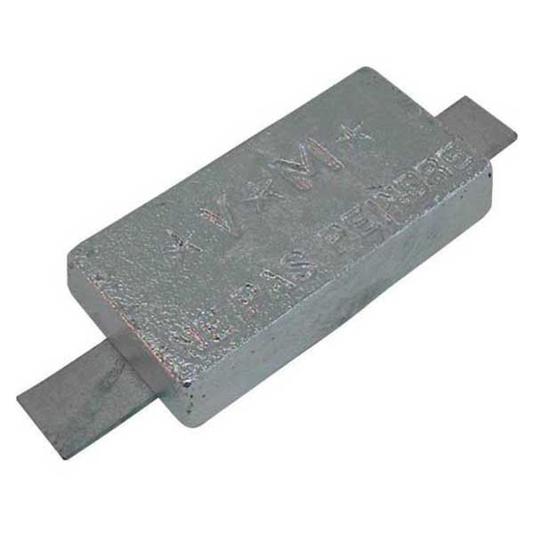 Super Marine 800g Weld On Zinc Anode Silber 80 x 75 x 20 mm von Super Marine