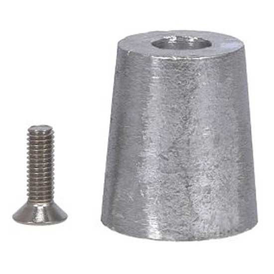 Super Marine Shaft End Zinc Anode Silber 55 mm von Super Marine