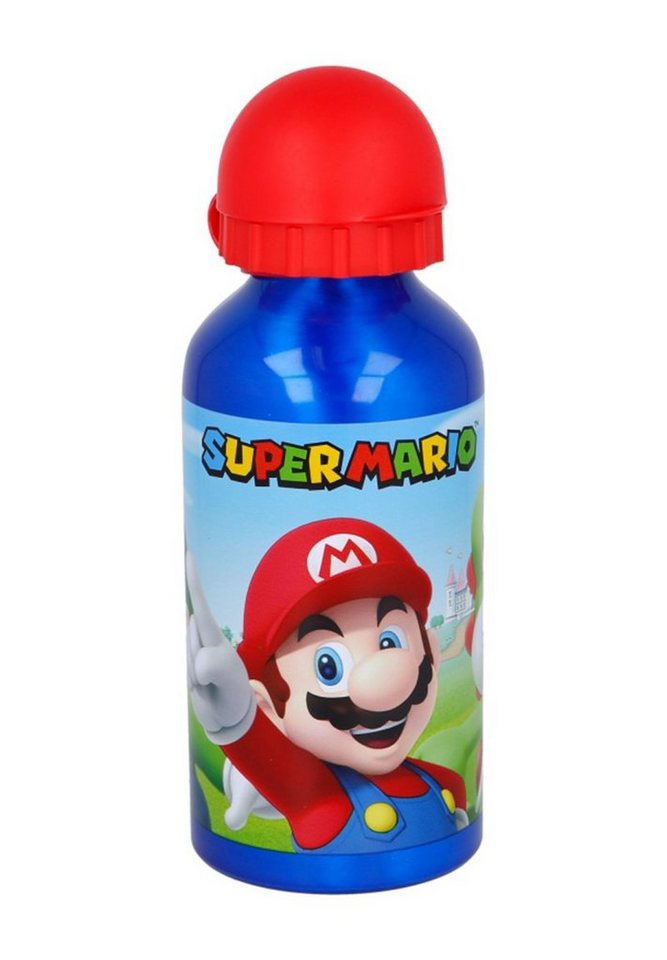 Super Mario Trinkflasche Aluminium Trinkflasche / Sportflasche Mario Luigi Super Mario Trinkflasche Aluminium Trinkflasche / Sportflasche Mario Luigi von Super Mario