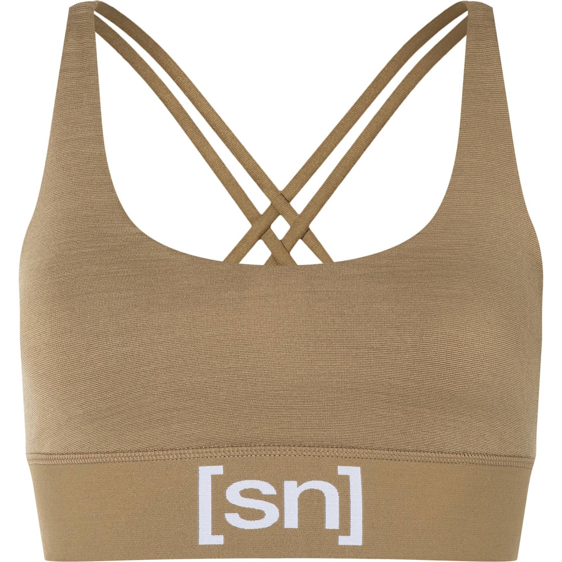 Super Natural, Sport-BH, W Super Top (XS), Braun, XS von Super Natural