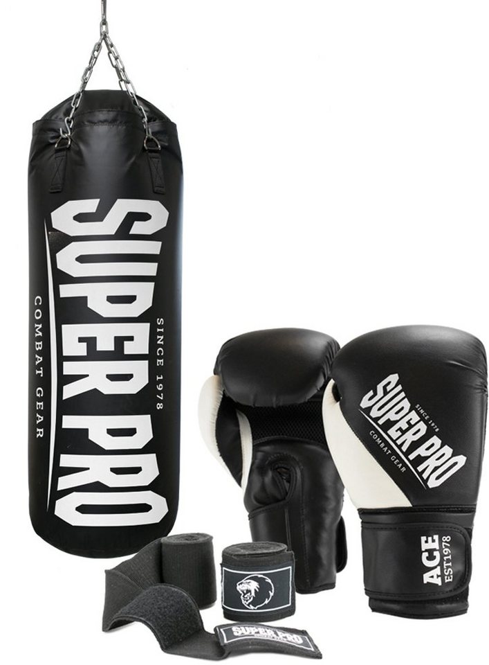 Super Pro Boxsack SET Water Air Bag (Set, mit Bandagen, mit Boxhandschuhen) von Super Pro