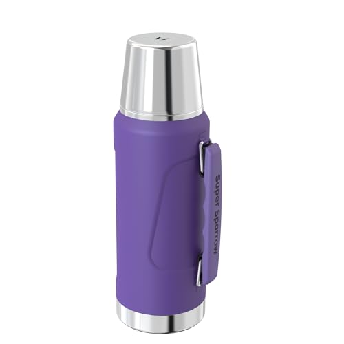 Super Sparrow Thermoskanne - Thermosflasche Edelstahl - 1.5L - BPA-Frei Trinkflasche - Auslaufsicherer Deckel Fungiert als Trinkbecher - Thermobecher für Sport, Outdoor Super Sparrow Thermoskanne - Thermosflasche Edelstahl - 1.5L - BPA-Frei Trinkflasche - Auslaufsicherer Deckel Fungiert als Trinkbecher - Thermobecher für Sport, Outdoor von Super Sparrow