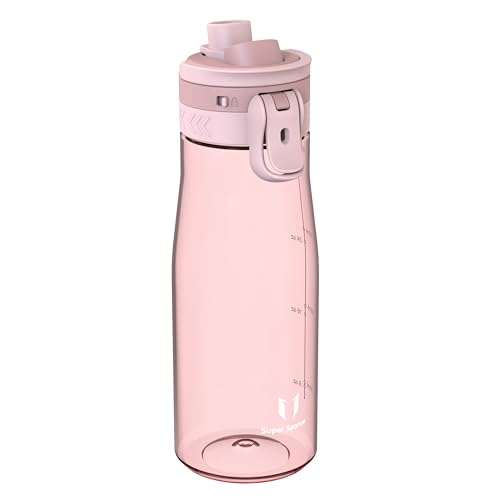 Super Sparrow Trinkflasche 1L - Tritan Wasserflasche - BPA-frei - Ideale Sportflasche - Ein-Klick Schnellfluss TouchGulp Trinkflaschen - Leicht, Nachhaltig Super Sparrow Trinkflasche 1L - Tritan Wasserflasche - BPA-frei - Ideale Sportflasche - Ein-Klick Schnellfluss TouchGulp Trinkflaschen - Leicht, Nachhaltig von Super Sparrow