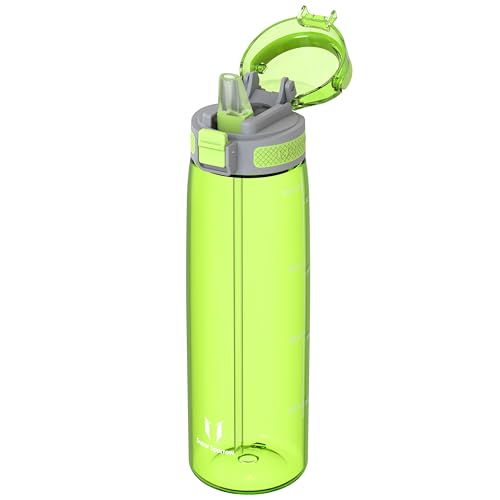 Super Sparrow Trinkflasche 1L - Tritan Wasserflasche- BPA-frei - Ideale Sportflasche - Strohhalm Trinkflasche für Sport, Outdoor und Camping - Leicht, Nachhaltig von Super Sparrow