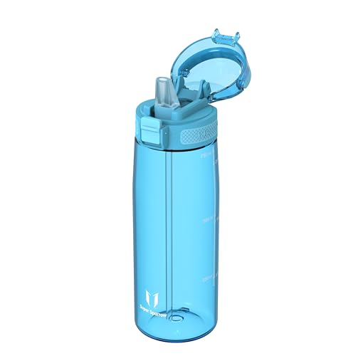 Super Sparrow Trinkflasche - 750ml - TouchSip Wasserflasche - BPA-frei - Ideale Sportflasche - Strohhalm Tritan Flasche für Sport, Outdoor und Camping - Leicht, Nachhaltig Super Sparrow Trinkflasche - 750ml - TouchSip Wasserflasche - BPA-frei - Ideale Sportflasche - Strohhalm Tritan Flasche für Sport, Outdoor und Camping - Leicht, Nachhaltig von Super Sparrow