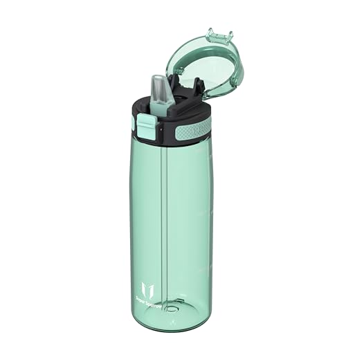 Super Sparrow Trinkflasche - 750ml - TouchSip Wasserflasche - BPA-frei - Ideale Sportflasche - Strohhalm Tritan Flasche für Sport, Outdoor und Camping - Leicht, Nachhaltig Super Sparrow Trinkflasche - 750ml - TouchSip Wasserflasche - BPA-frei - Ideale Sportflasche - Strohhalm Tritan Flasche für Sport, Outdoor und Camping - Leicht, Nachhaltig von Super Sparrow
