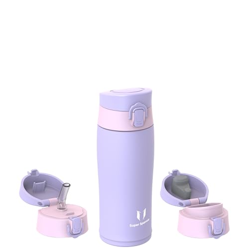Super Sparrow Trinkflasche Edelstahl 18/8 - Trinkflasche Kinder - 350ml - BPA-Frei, Auslaufsicher Thermobecher, Trinkflaschen für Sport, Unterwegs, Schule, Outdoor, Büro, Zuhause Super Sparrow Trinkflasche Edelstahl 18/8 - Trinkflasche Kinder - 350ml - BPA-Frei, Auslaufsicher Thermobecher, Trinkflaschen für Sport, Unterwegs, Schule, Outdoor, Büro, Zuhause von Super Sparrow