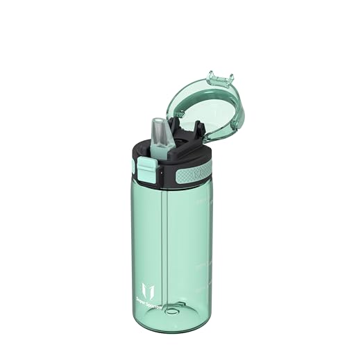 Super Sparrow Trinkflasche Kinder - TouchSip Wasserflasche - 500ml - BPA-frei - Ideale Sportflasche - Strohhalm Tritan Flasche für Kinder, Sport, Outdoor und Camping - Leicht Super Sparrow Trinkflasche Kinder - TouchSip Wasserflasche - 500ml - BPA-frei - Ideale Sportflasche - Strohhalm Tritan Flasche für Kinder, Sport, Outdoor und Camping - Leicht von Super Sparrow