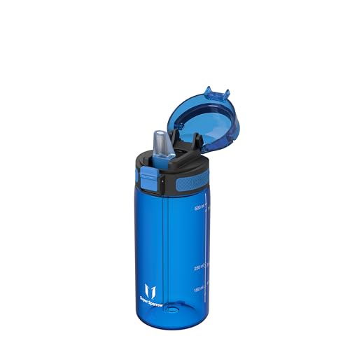Super Sparrow Trinkflasche Kinder - TouchSip Wasserflasche - 500ml - BPA-frei - Ideale Sportflasche - Strohhalm Tritan Flasche für Kinder, Sport, Outdoor und Camping - Leicht Super Sparrow Trinkflasche Kinder - TouchSip Wasserflasche - 500ml - BPA-frei - Ideale Sportflasche - Strohhalm Tritan Flasche für Kinder, Sport, Outdoor und Camping - Leicht von Super Sparrow