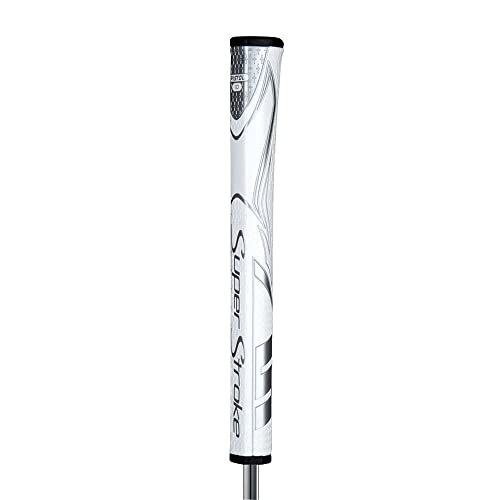 SuperStroke Unisex-Erwachsene Zenergy Pistol 1.0 Wht/Silver Puttergriff, Weiß/Silber SuperStroke Unisex-Erwachsene Zenergy Pistol 1.0 Wht/Silver Puttergriff, Weiß/Silber von Super Stroke