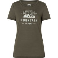 Super.Natural Damen Mountain Heart Lovers T-Shirt von Super.Natural