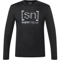 Super.Natural Herren Grid Logo Longsleeve Super.Natural Herren Grid Logo Longsleeve von Super.Natural