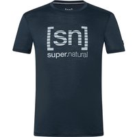 Super.Natural Herren Grid Logo T-Shirt Super.Natural Herren Grid Logo T-Shirt von Super.Natural
