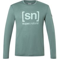 Super.Natural Herren Logo Longsleeve von Super.Natural