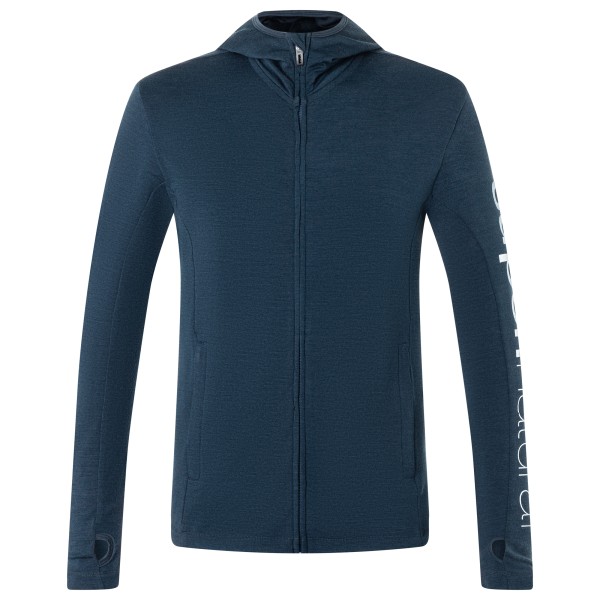 super.natural - Alpine Hooded Jacket - Hoodie Gr M blau von Super.Natural