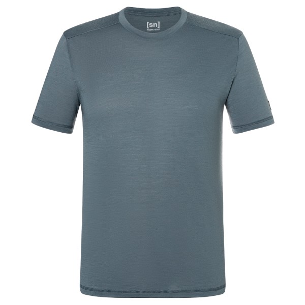 super.natural - Essential S/S - T-Shirt Gr 52 - L blau von Super.Natural