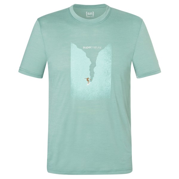 super.natural - The Wave Tee - Merinoshirt Gr 56 - XXL türkis super.natural - The Wave Tee - Merinoshirt Gr 56 - XXL türkis von Super.Natural