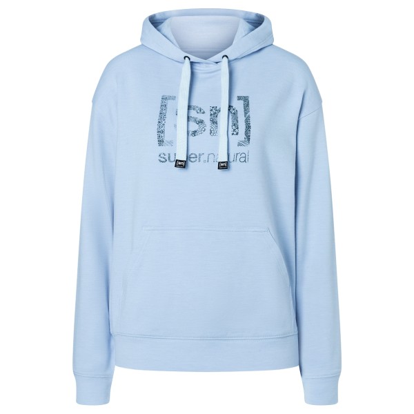 super.natural - Women's Arabesque Hoodie - Merinohoodie Gr XL blau super.natural - Women's Arabesque Hoodie - Merinohoodie Gr XL blau von Super.Natural