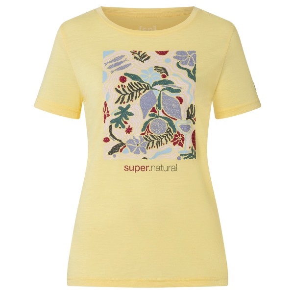 super.natural - Women's Dolce Vita Tee - Merinoshirt Gr L beige super.natural - Women's Dolce Vita Tee - Merinoshirt Gr L beige von Super.Natural