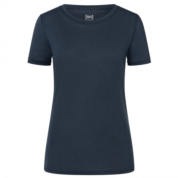 super.natural - Women's Essential Tee - Merinounterwäsche Gr 34 - XS blau von Super.Natural