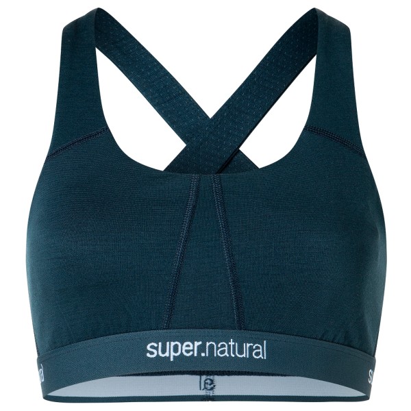 super.natural - Women's Feel Good Bra - Sport-BH Gr 36 - S blau von Super.Natural