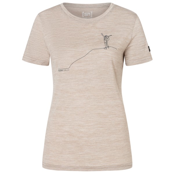 super.natural - Women's Gipfelglück Tee - Merinoshirt Gr S beige super.natural - Women's Gipfelglück Tee - Merinoshirt Gr S beige von Super.Natural