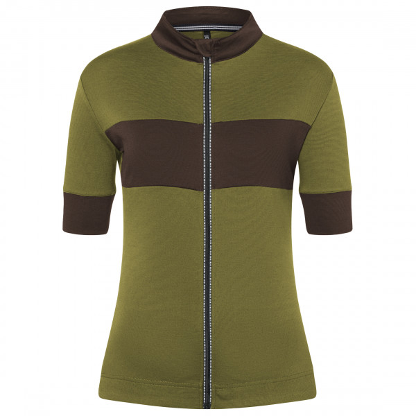 super.natural - Women's Grava Jersey - Radtrikot Gr L oliv von Super.Natural