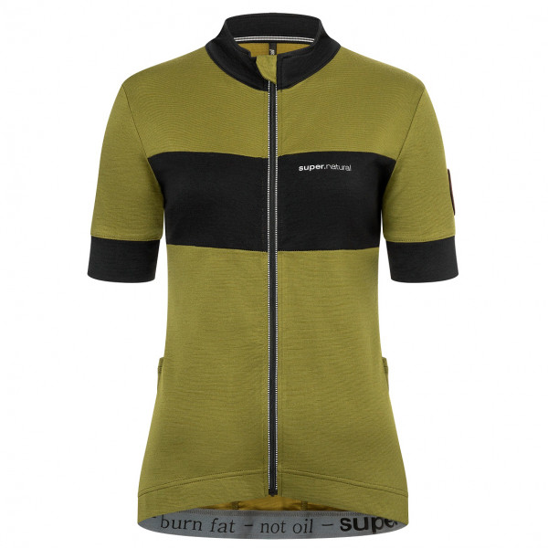 super.natural - Women's Grava Jersey - Radtrikot Gr XS oliv von Super.Natural