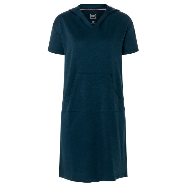 super.natural - Women's Hooded Bio Dress - Kleid Gr XS blau super.natural - Women's Hooded Bio Dress - Kleid Gr XS blau von Super.Natural