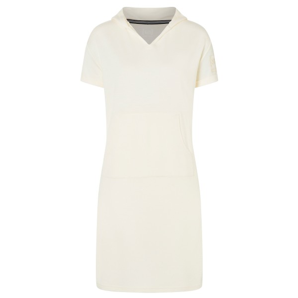 super.natural - Women's Hooded Bio Dress - Kleid Gr 40 - L weiß von Super.Natural