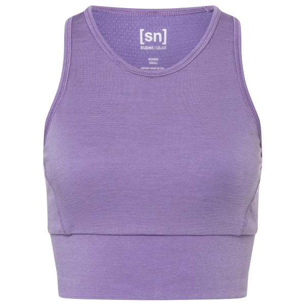 super.natural - Women's Liquid Flow Top - Sport-BH Gr M lila von Super.Natural