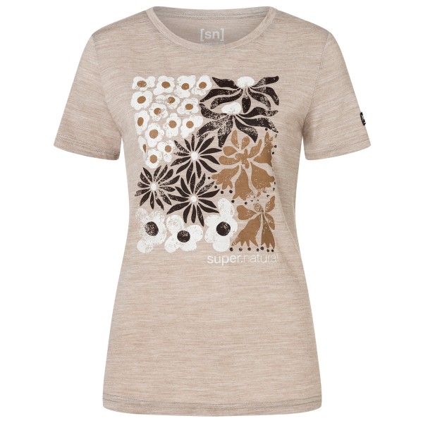 super.natural - Women's Mat Is Tee - Merinoshirt Gr L beige super.natural - Women's Mat Is Tee - Merinoshirt Gr L beige von Super.Natural