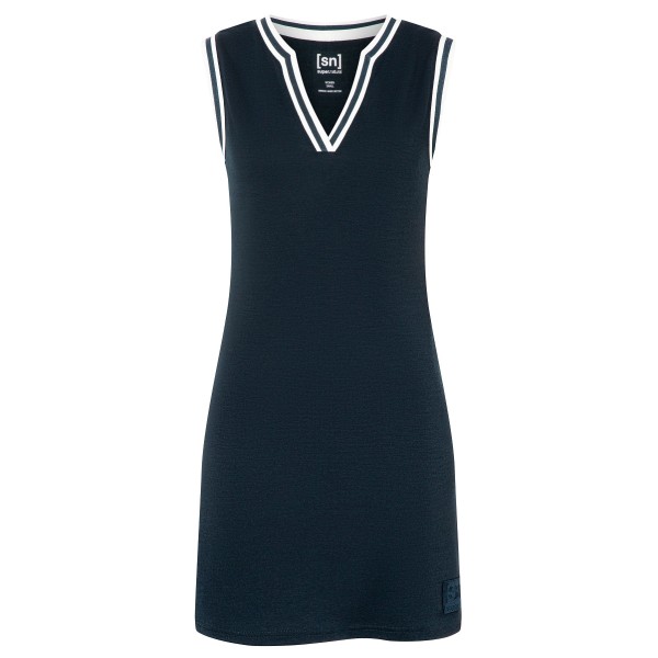 super.natural - Women's Ory Bio Dress - Kleid Gr 34 - XS;36 - S;38 - M;42 - XL blau;weiß von Super.Natural
