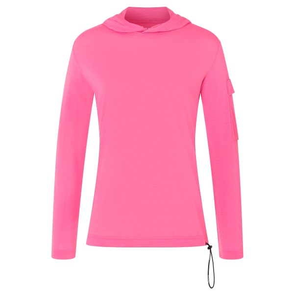 super.natural - Women's Relax Light Pocket Hoodie - Merinohoodie Gr 34 - XS rosa von Super.Natural