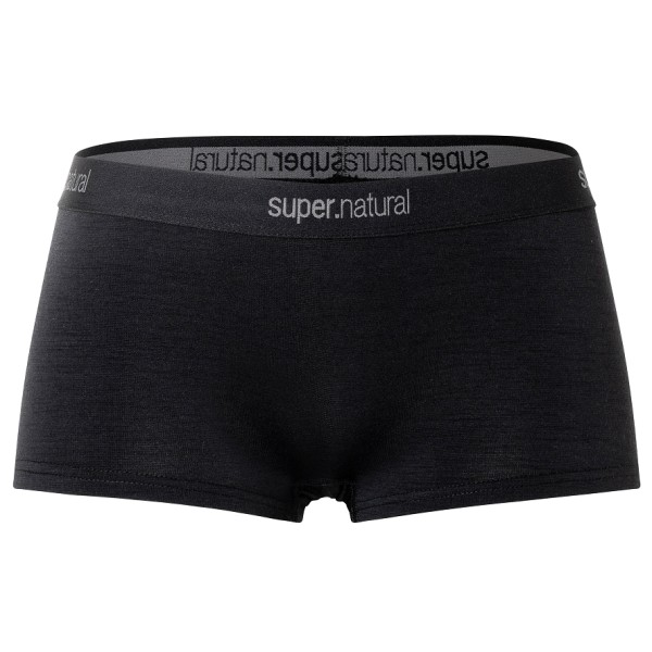 super.natural - Women's Semplice Hipster - Merinounterwäsche Gr L schwarz von Super.Natural