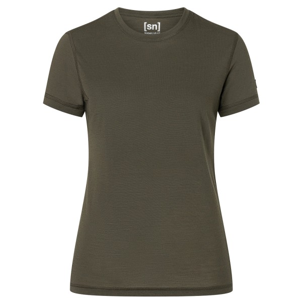 super.natural - Women's Sierra 140 Tee - Merinoshirt Gr 38 - M braun von Super.Natural