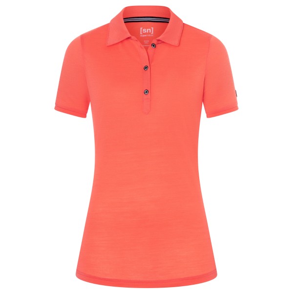 super.natural - Women's Sporty Polo - Polo-Shirt Gr 42 - XL rot von Super.Natural