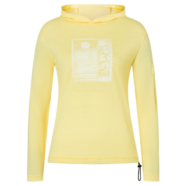 super.natural - Women's Stamp Light Print Hoodie - Merinohoodie Gr XL beige super.natural - Women's Stamp Light Print Hoodie - Merinohoodie Gr XL beige von Super.Natural