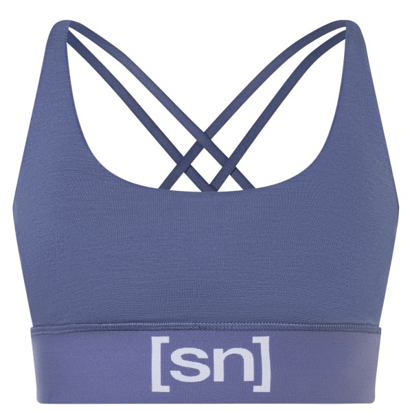 super.natural - Women's Super Top - Sport-BH Gr 40 - L blau von Super.Natural