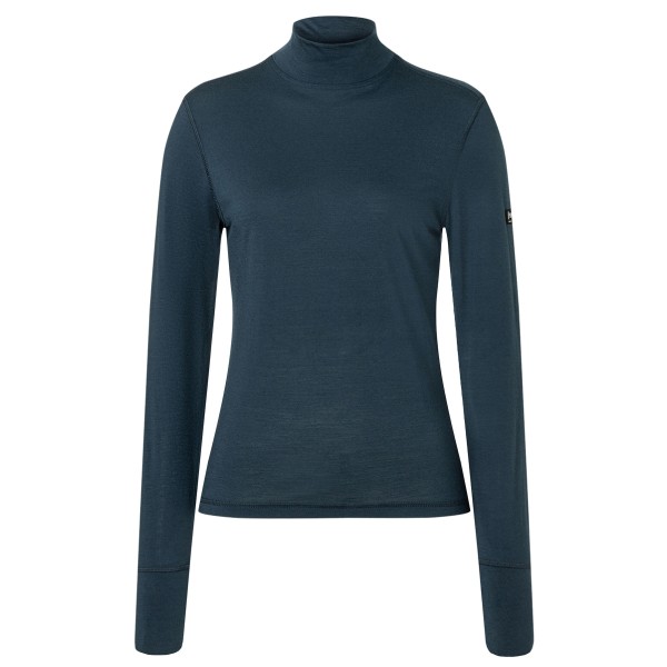 super.natural - Women's Tundra 175 Turtleneck - Longsleeve Gr L blau von Super.Natural