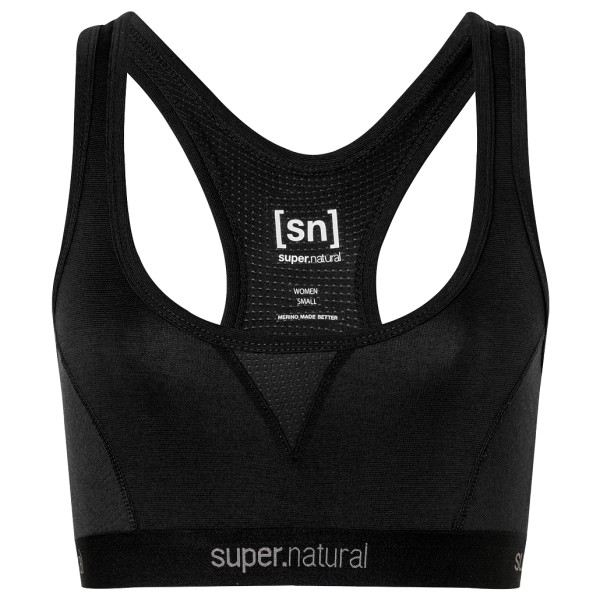 super.natural - Women's Tundra 220 Semplice Bra - Sport-BH Gr 34 - XS schwarz von Super.Natural