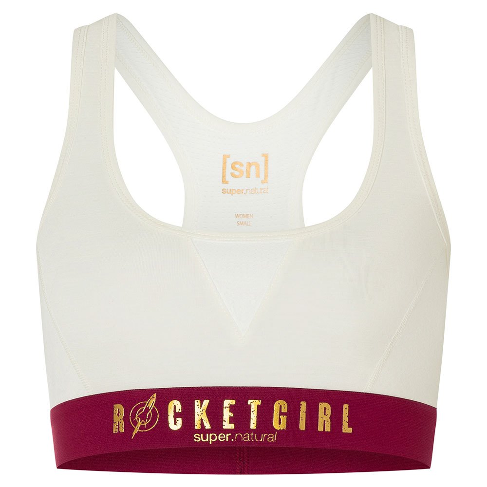 Super.natural Rocket175 Sports Bra Weiß M Frau von Super.natural