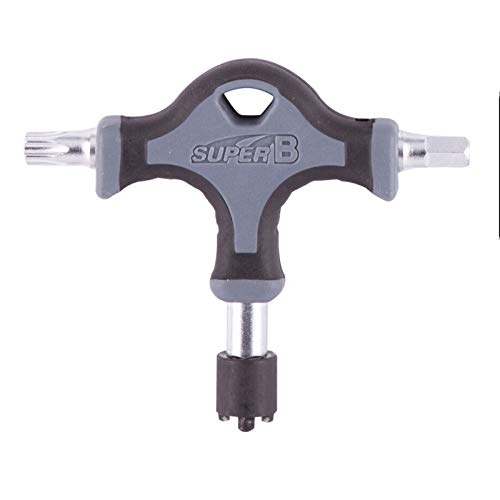 klein, handlich, mul SuperB Kettenblattschraubenwerkzeug, schwarz-grau, TB-TH20 klein, handlich, mul SuperB Kettenblattschraubenwerkzeug, schwarz-grau, TB-TH20 von Super B