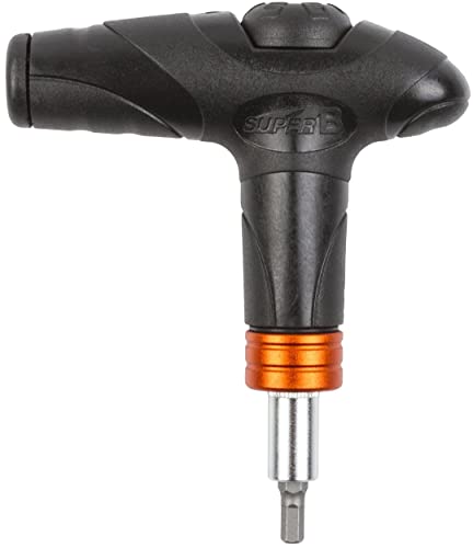 SuperB TB-TW 50 Drehmomentschlüssel Set 4 teilig für Fahrrad, Von 4 bis 6 Nm einstellbar, Torx Bit T25 & Innensechskant 3mm/4mm/5mm inklusive, Klein und praktisch, Schwarz SuperB TB-TW 50 Drehmomentschlüssel Set 4 teilig für Fahrrad, Von 4 bis 6 Nm einstellbar, Torx Bit T25 & Innensechskant 3mm/4mm/5mm inklusive, Klein und praktisch, Schwarz von Super B