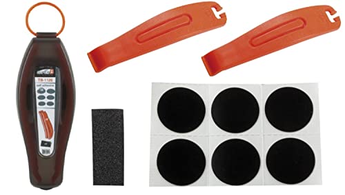 SuperB Unisex – Erwachsene TB-1120 Reparaturset mit Reifenheber und Flickset, schwarz SuperB Unisex – Erwachsene TB-1120 Reparaturset mit Reifenheber und Flickset, schwarz von Super B