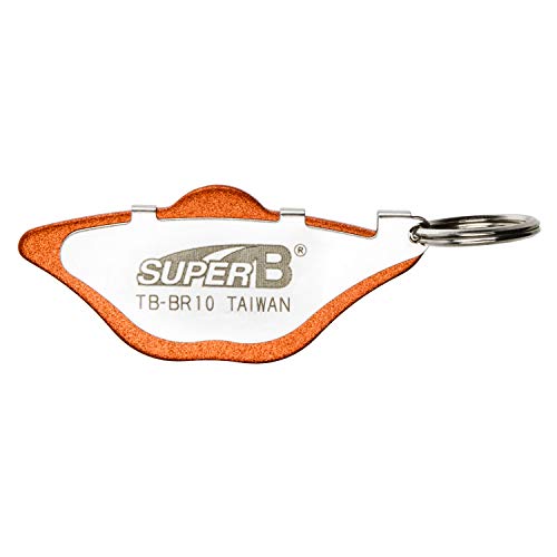 SuperB Unisex – Erwachsene TB-BR10 Justierhilfe für Bremsscheiben, orange von Super B