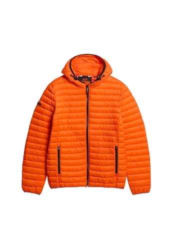 Superdry, JACKET HOODED FUJI LITE JACKET, M5012144A, Bold Orange, M, MAN, ADULTO Superdry, JACKET HOODED FUJI LITE JACKET, M5012144A, Bold Orange, M, MAN, ADULTO von Superdry