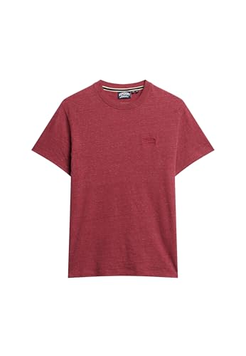 Superdry, T.Shirt Essential Logo EMB Tee, M1011245A, Berry Red Marl, XL, Man, Adulto Superdry, T.Shirt Essential Logo EMB Tee, M1011245A, Berry Red Marl, XL, Man, Adulto von Superdry