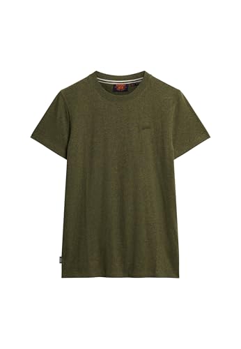 Superdry, T.Shirt Essential Logo EMB Tee, M1011245A, Olive Fleck Marl, M, Man, Adulto Superdry, T.Shirt Essential Logo EMB Tee, M1011245A, Olive Fleck Marl, M, Man, Adulto von Superdry